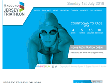Tablet Screenshot of jersey-triathlon.com